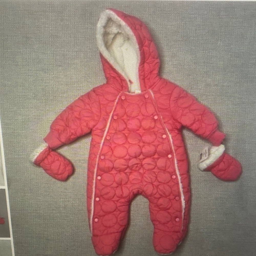 Cozy Pink Quilted Kids One Piece